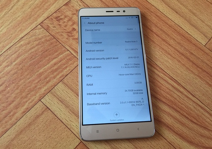 Xiaomi Redmi Note 3 Pro Màn hình: 5.5, chip Snapdragon 650, RAM 3GB giá 5,6 triệu đồng - 10