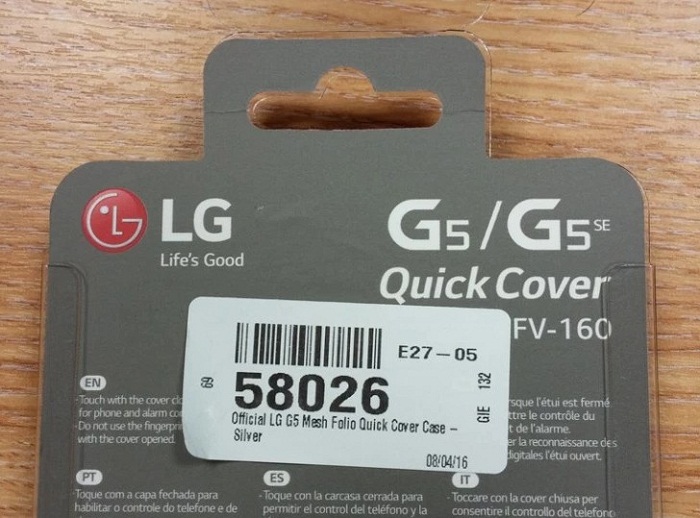 LG G5 SE lộ diện