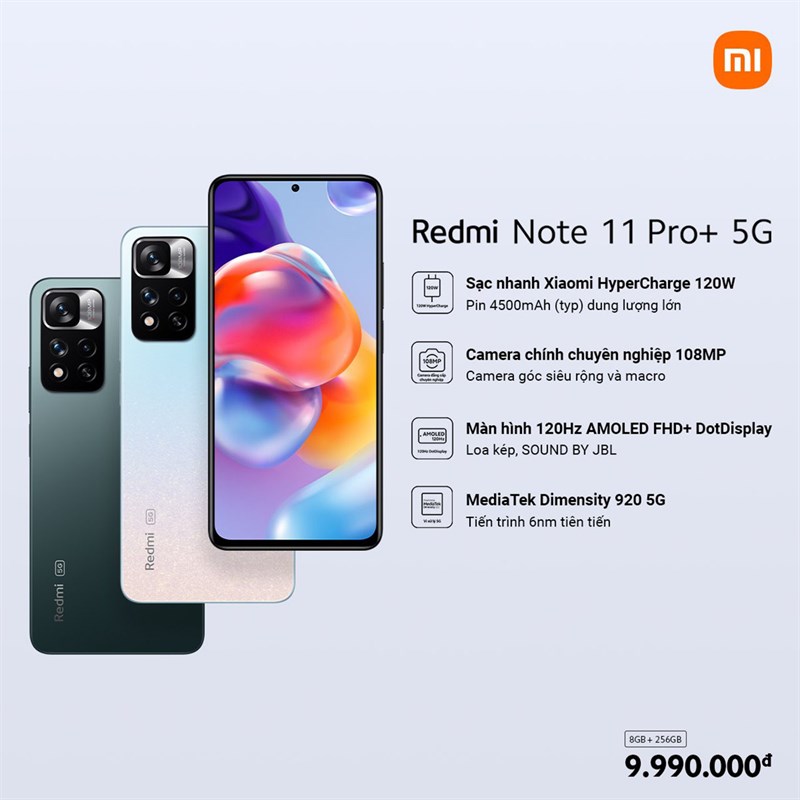 giá Redmi Note 11 Pro+ 5G