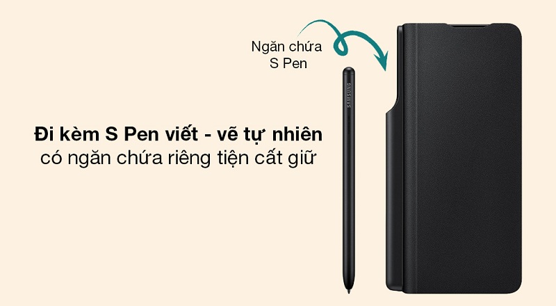 mua bao Da Kèm Bút S-Pen Samsung Galaxy Z Fold 3 5G