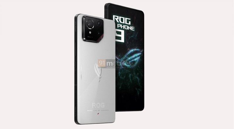 Hình render của ASUS ROG Phone 9