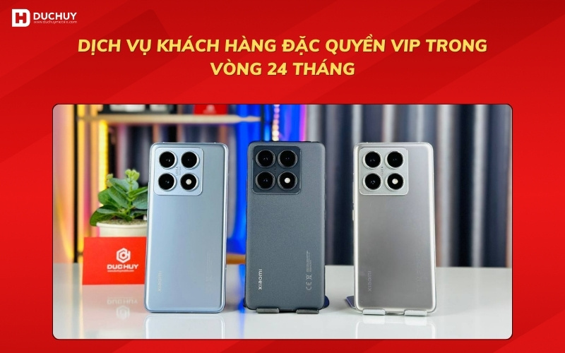 bảo hành 24 tháng khi mua Xiaomi 14T/14T Pro