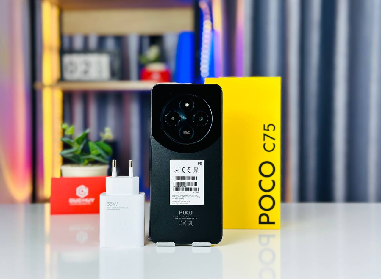 Xiaomi POCO C75 sẵn hàng tại Đức Huy Mobile.