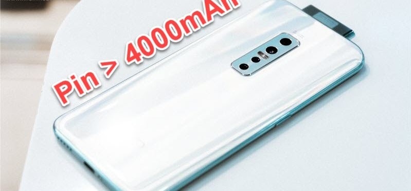 điện thoại có dung lượng pin 4000 mAh