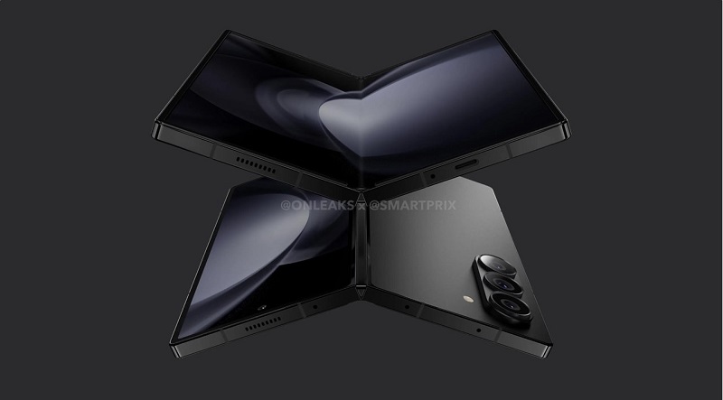 Ảnh render của Samsung Galaxy Z Fold6.