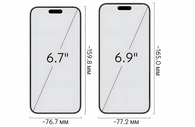 iPhone 16 Pro Max có kích thước lớn hơn