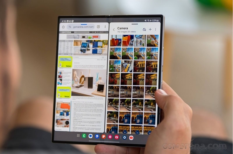 Samsung Galaxy Z Fold 6 cũ có màn hình mượt mà nhờ tần số quét 120Hz