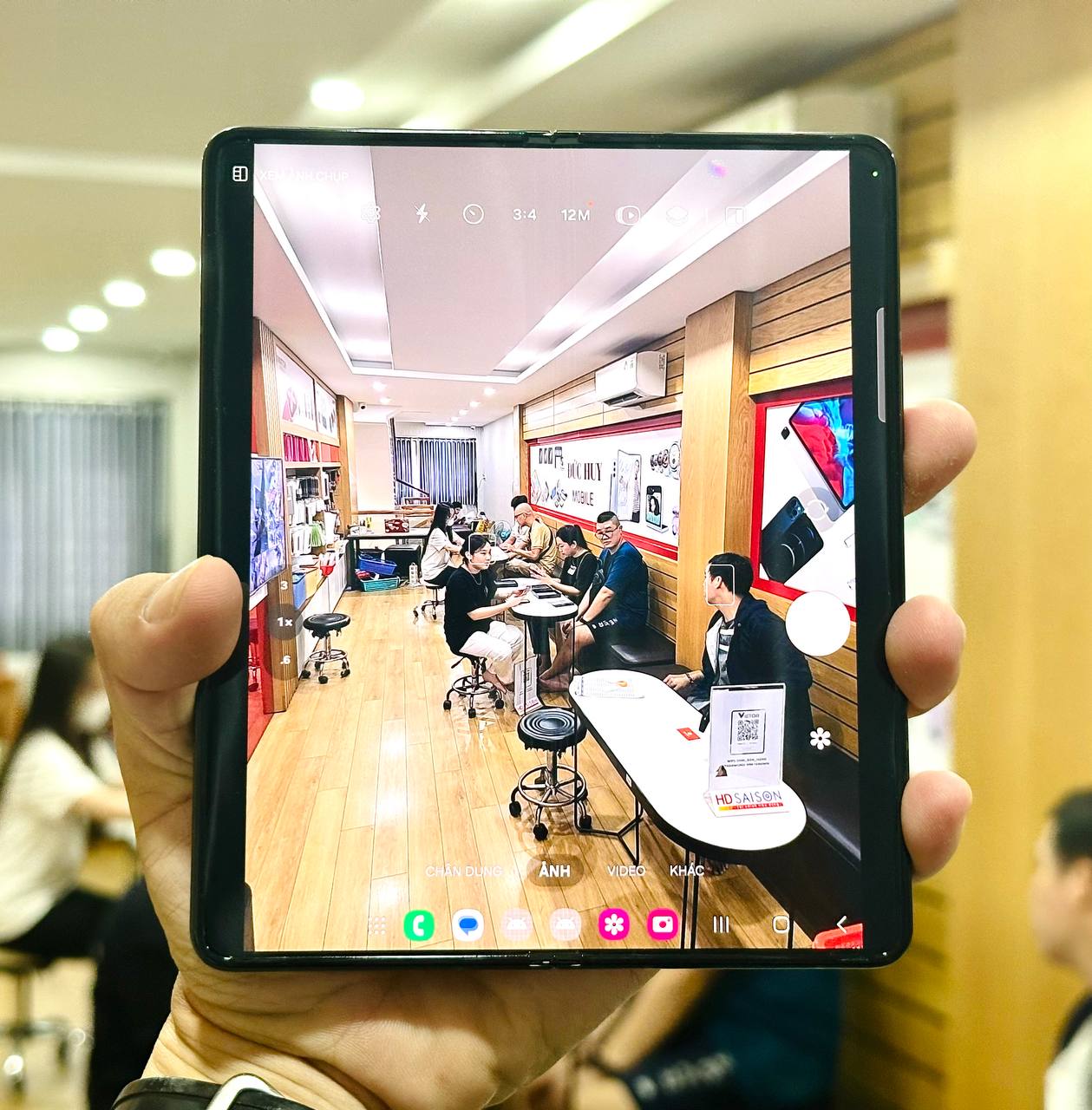 Camera sau của điện thoại gập Samsung Galaxy Z Fold5 5G cũ