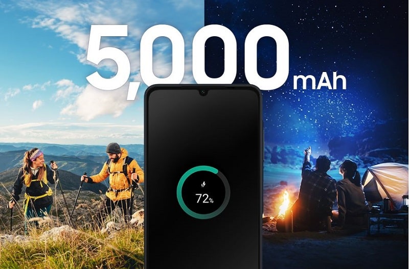 Samsung Galaxy A06 có pin khủng 5000mAh