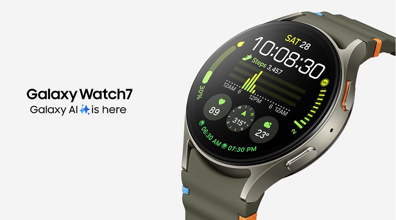 Đồng hồ Galaxy Watch 7 Bluetooth 44mm có màn hình to rõ