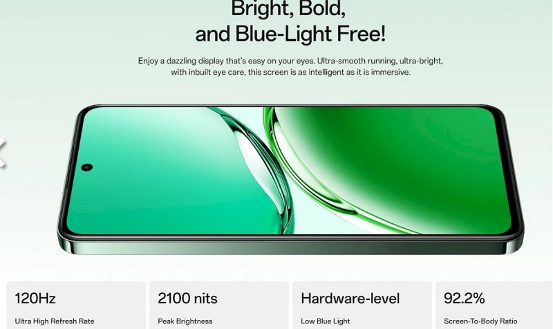 OPPO F27 5G có màn hình sắc nét