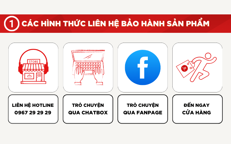 Cách liên lệ bảo hành tại Đức Huy Mobile