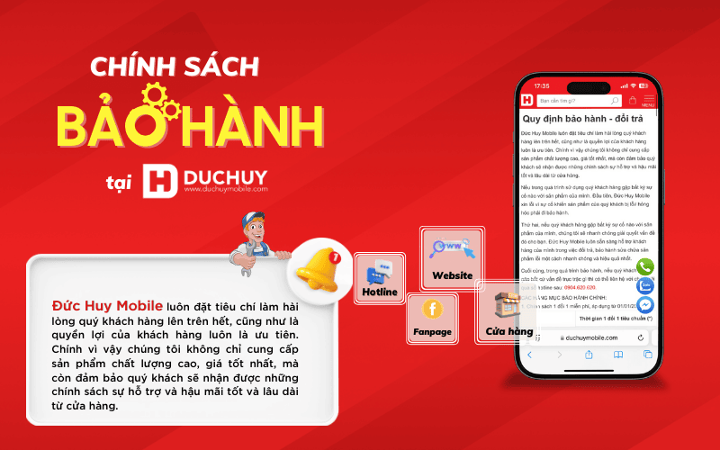 Quy định bảo hành