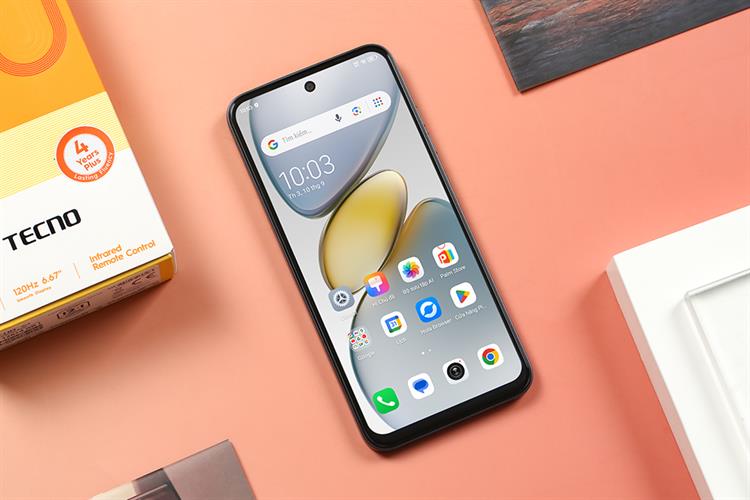 Tecno Spark Go 1 có màn hình 120Hz mượt mà