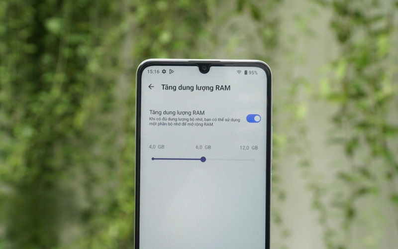 Mở rộng tối đa 12GB RAM ảo trên realme C65s