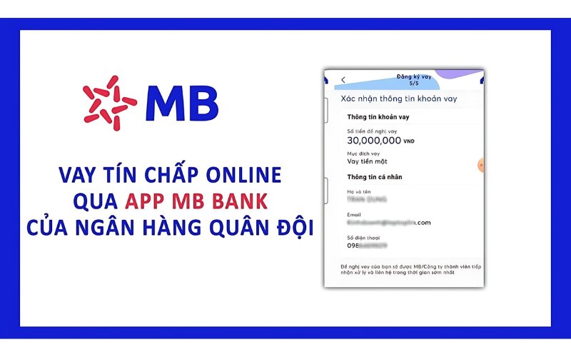 MB Bank app vay tiền online uy tín