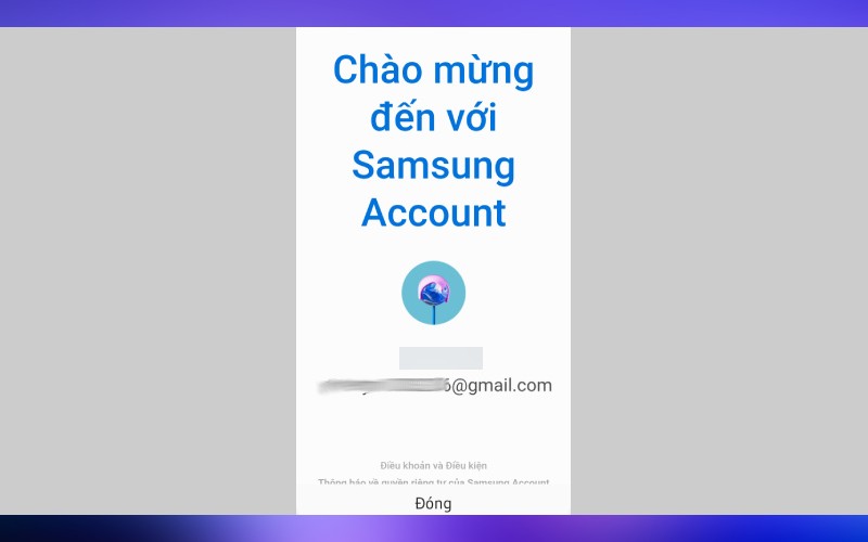 Cách tạo tài khoản Samsung Account trên điện thoại bước 8