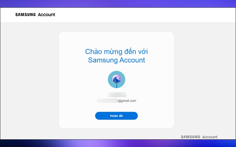 Cách tạo tài khoản Samsung Account trên máy tính bước 6