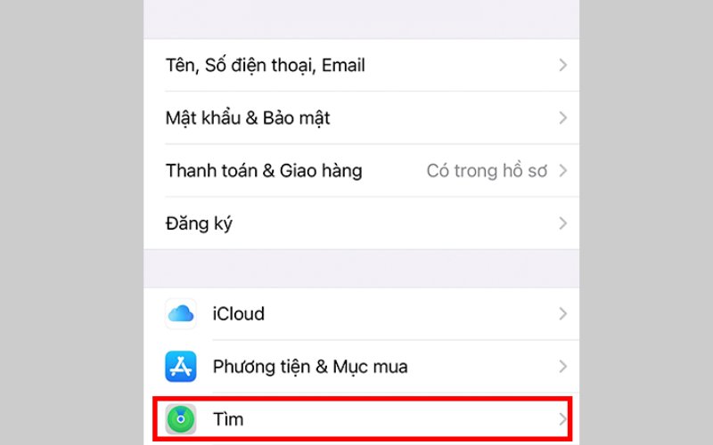 Cách bật ứng dụng Find My trên iPhone, iPad, iPod