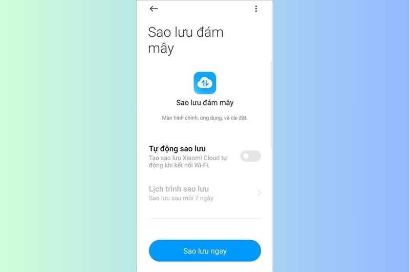 Mi Cloud hỗ trợ đồng bộ hóa dữ liệu