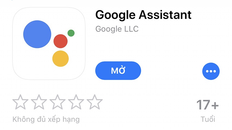 google assistant trên ios 