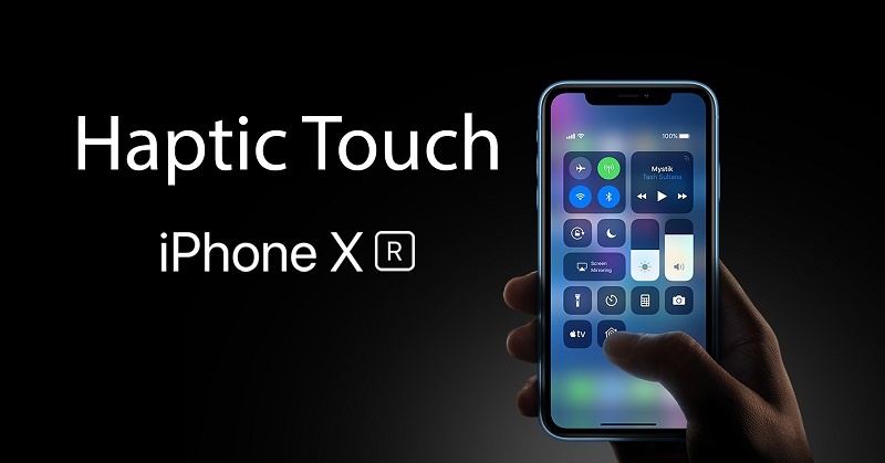 haptic touch trên iphone 2019 