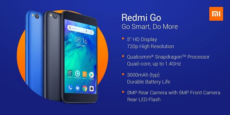 ra mắt redmi go mới cấu hình 