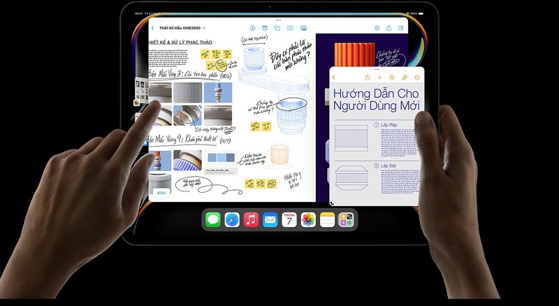 đánh giá ipad pro m4 11 inch 5g hệ điều hành