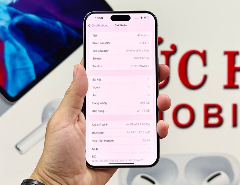 iphone 15 pro max chính hãng cũ hiệu năng mạnh mẽ