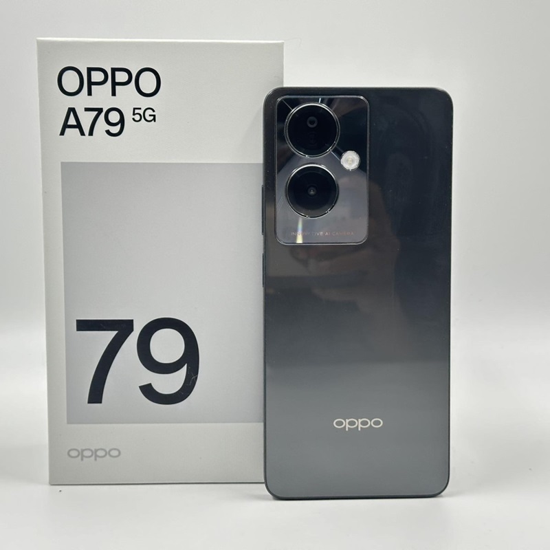 cận cảnh oppo a79 5g màu đen