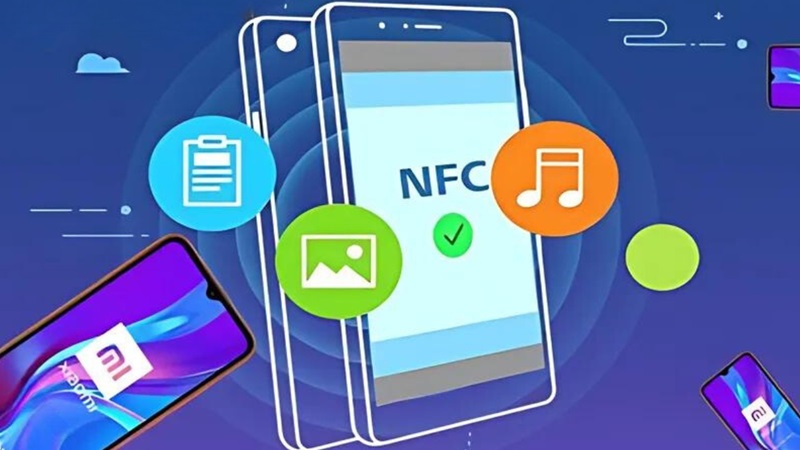 bật nfc để kết nối để nhận diện