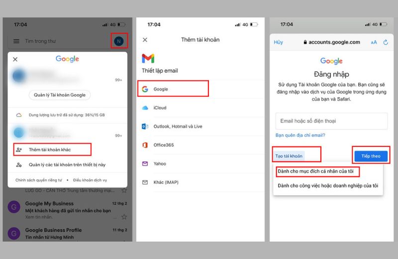 cách tạo gmail không cần số điện thoại