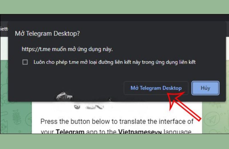 cài tiếng việt cho telegram