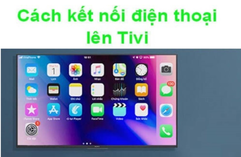 kết nối điện thoại với tivi