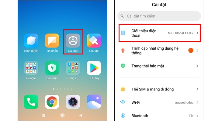 reset điện thoại redmi cài đặt