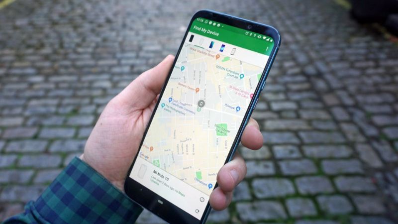 sử dụng find my device tìm điện thoại bị mất 