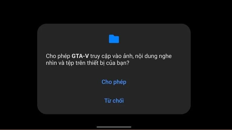 tải game gta 5 trên điện thoại android cấp quyền 