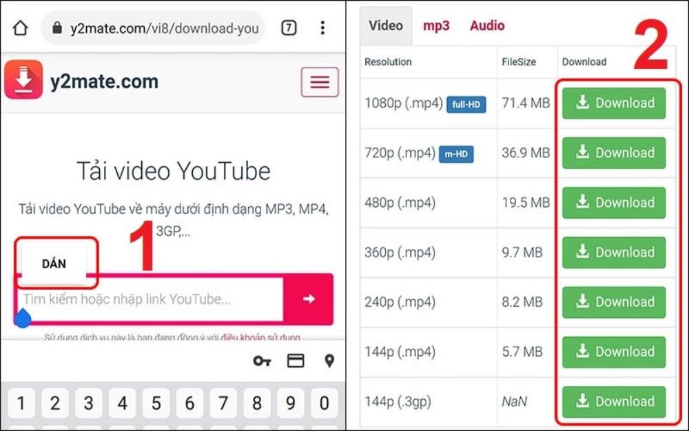 tải nhạc miễn phí về điện thoại youtube download