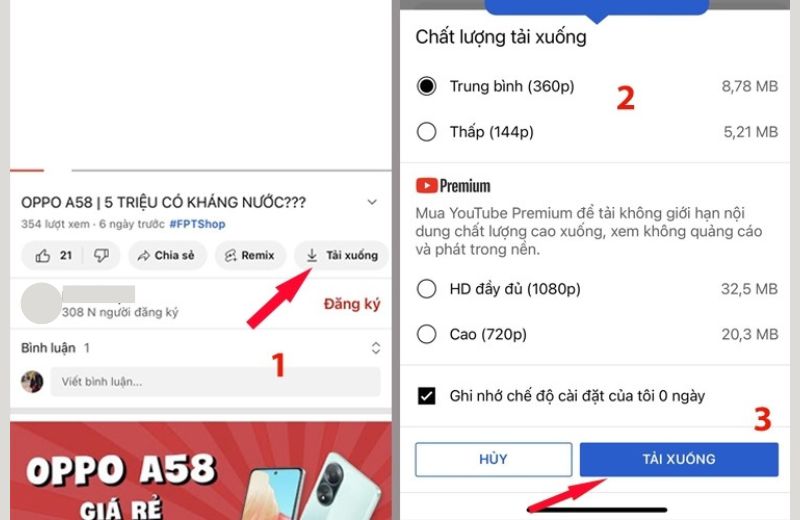 tải video youtube về điện thoại iphone