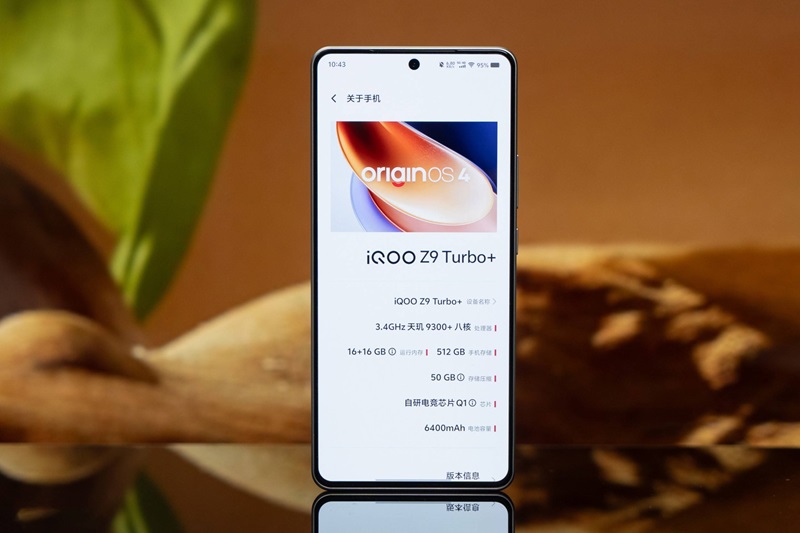 đánh giá Vivo iQOO Z9 Turbo Plus hệ điều hành