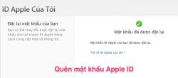 Hướng dẫn lấy lại mật khẩu Apple ID trên iPhone