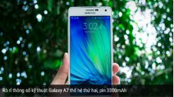 Samsung Galaxy A7 thế hệ thứ hai rò rỉ thông số kỹ thuật