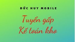 TUYỂN GẤP: Kế toán kho, lương 8 đến 15 triệu, làm việc tại TP.HCM