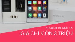 Xiaomi Redmi 4X pin khủng 4.100 mAh tiếp tục giảm giá về mức 3 triệu đồng