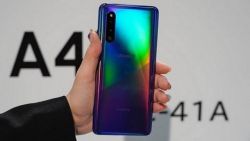 Galaxy A41 ra mắt: Camera 48MP, vân tay dưới màn hình